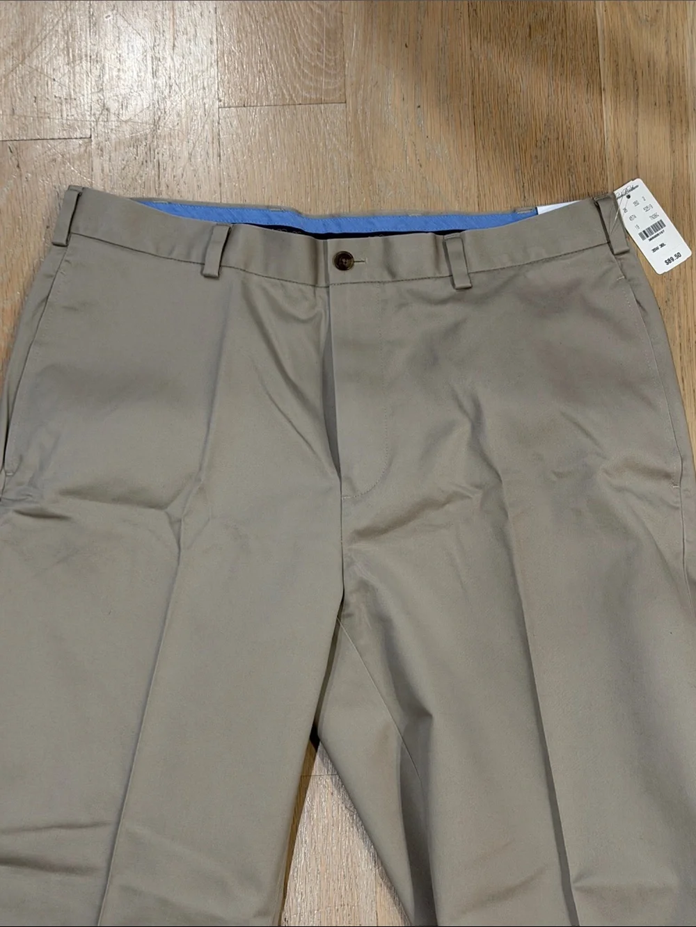 NWT Brooks Brothers Lightweight Advantage Chino Wrinkle Free Clark - 35x30